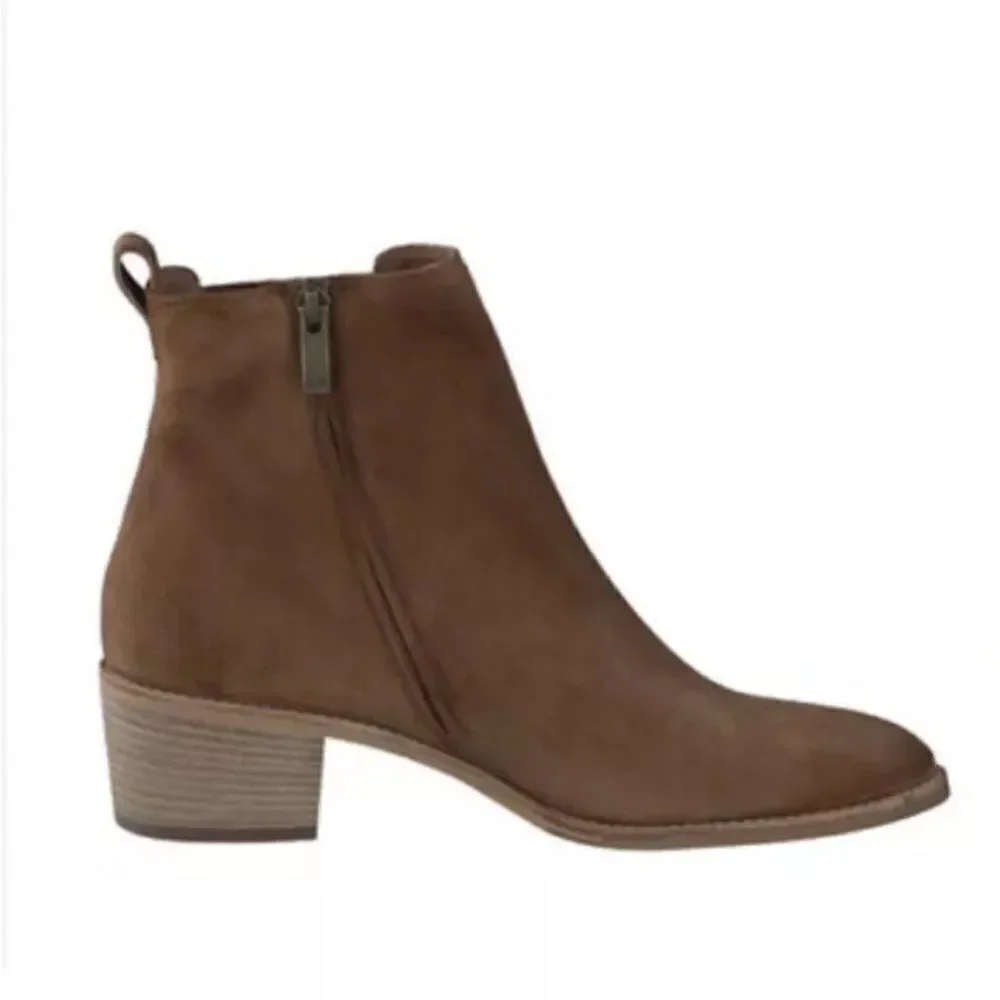 NWT PAUL GREEN SANTE BOOTIE SOFT SUEDE ZIP UP 4.5 US 7